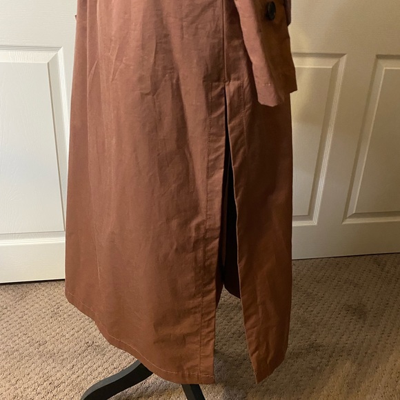 Double Breasted, Belted Women’s Trench Coat - Picture 7 of 7